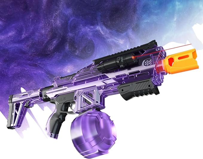 Gel Ball Blaster Gun Automatic Sniper Rifle. Toy Gun with 50000+ Ammo. The Shooting Activity Game with 11.1V Battery, 180+ FPS,100+Foot Range